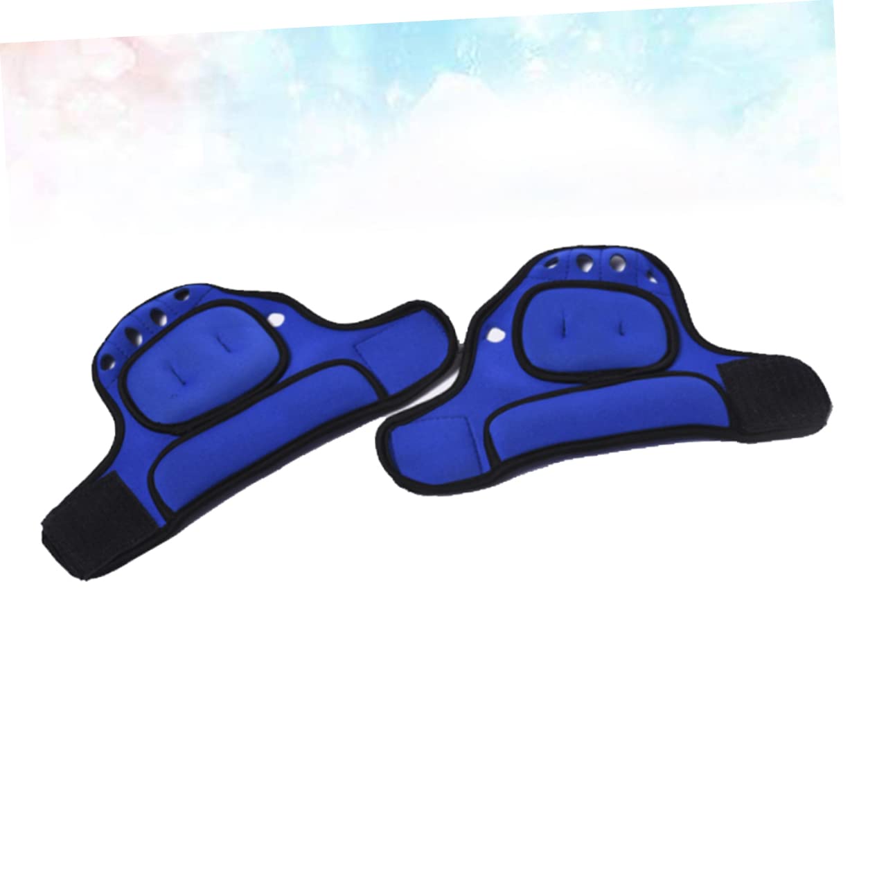 Toddmomy Guantes Peso de 1kg, Par Azul de Poliéster para Gimnasio