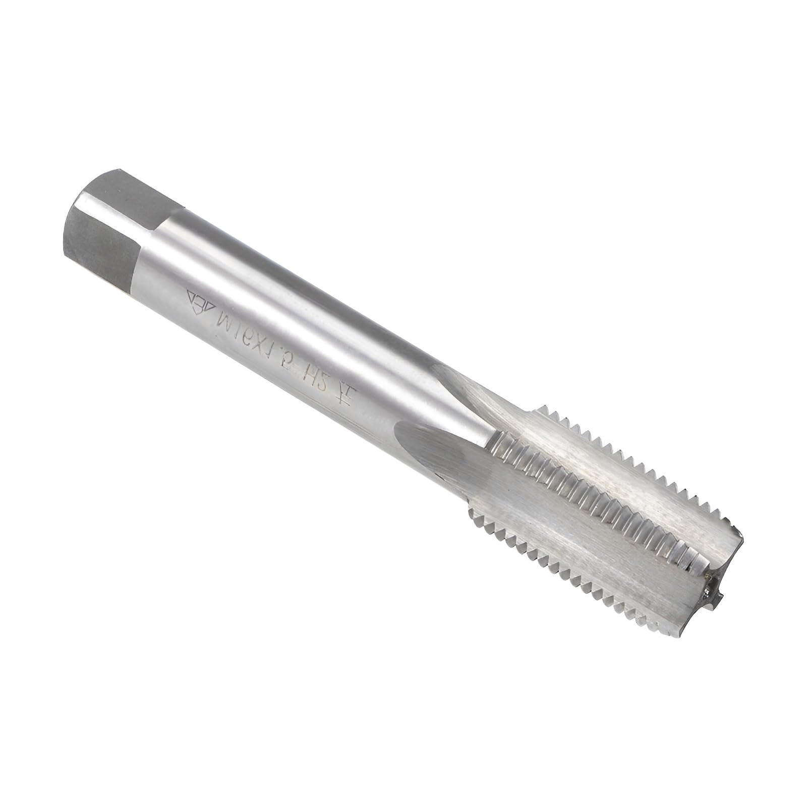 Boxonly Metric Taps M16 x 1.5mm, for Threading Machine and Electric Drills DIY, H2 HSS Ti-Coated, Right Hand Thread Plug Tap Threading Tapping Tool,