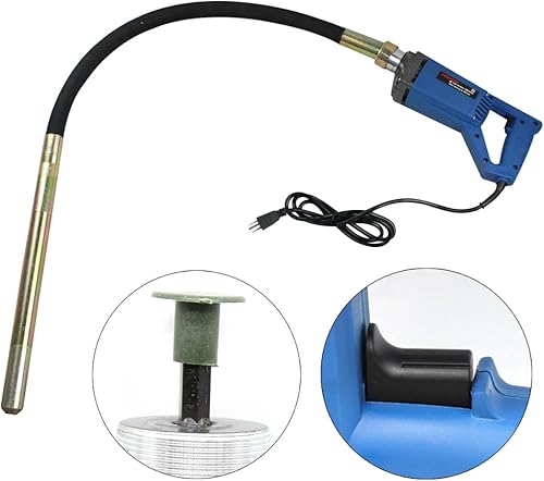 Miniatura 4 de Vibrador de hormigón, 34HP 800W eléctrico de mano vibrador de hormigón de construcción vibrador de cemento removedor de burbujas de cemento+manguera
