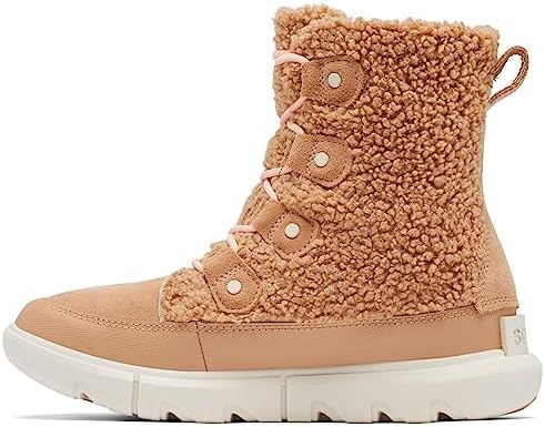 Sorel Women's Explorer II Joan Cozy Boot - Canoe, Chalk - 6 M US | Image 1