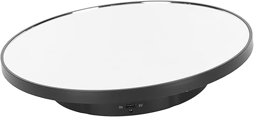 Miniatura 4 de ViaGasaFamido Tocadiscos eléctricos automáticos, soporte de exhibición giratorio con control remoto, carga grande, 360 grados para modelo 3D para