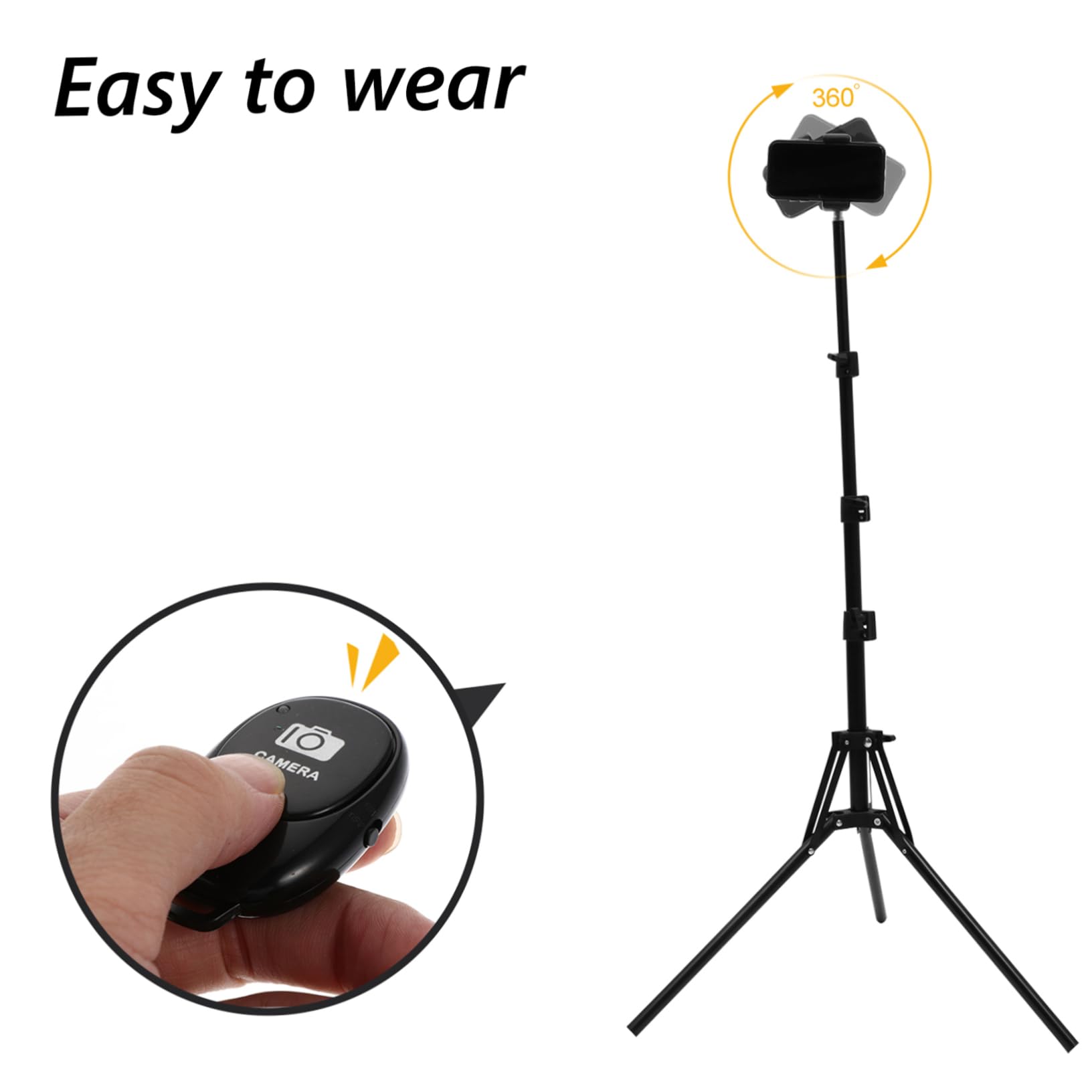 1set Supporto Telefonico Per Live Streaming Treppiede Per Smartphone Per Videochiamate Conferenze e Gioco Compatibile Con Dispositivi Da Design Compatto e Facile Da Riporre