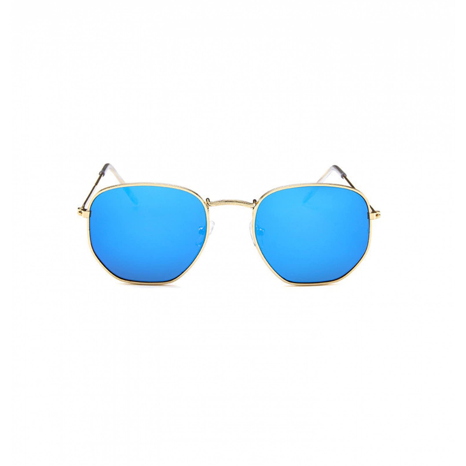 Polygon Sonnenbrille Frauen Männer Designer Vintage Classic Clear Sun Brille Paar Brillen Oculos De Sol