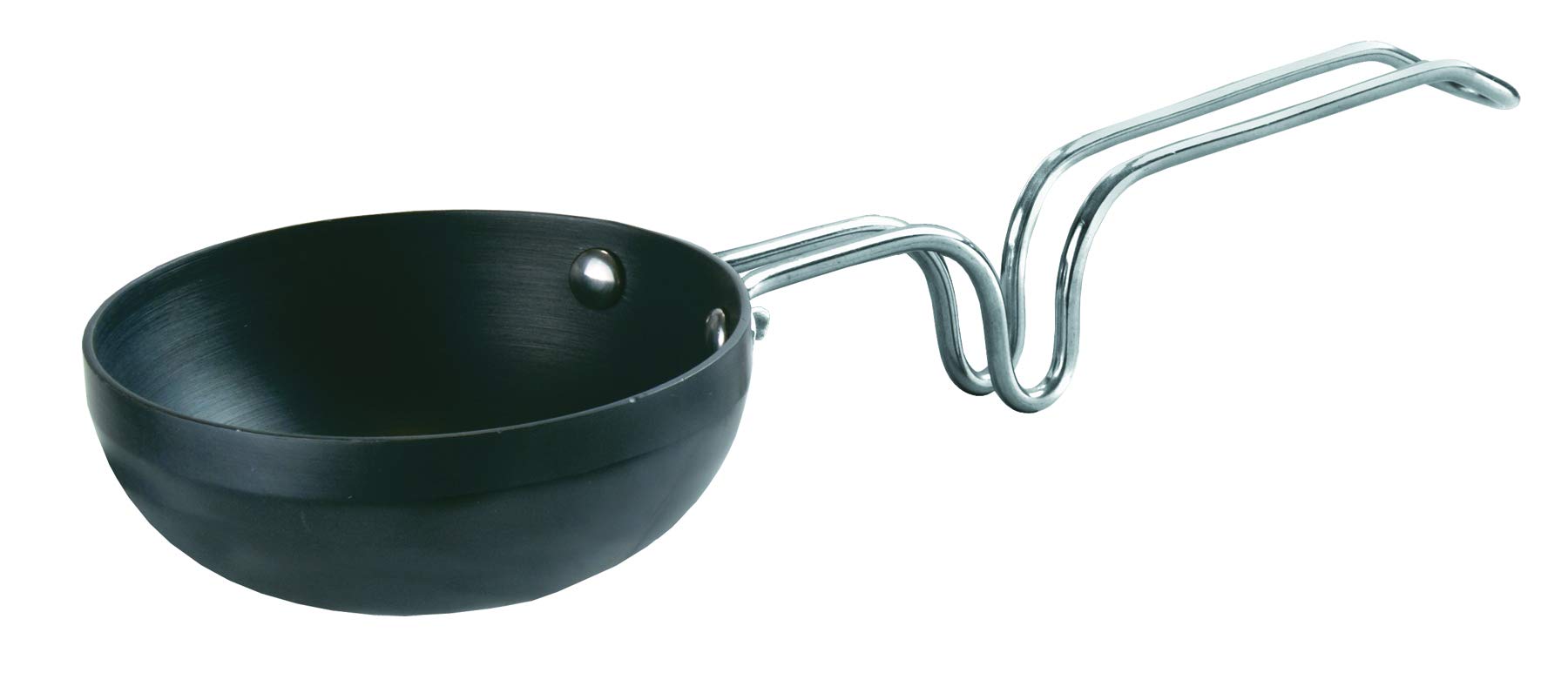 Anjali Hard Anodized Non Stick Tadka Vati,Black