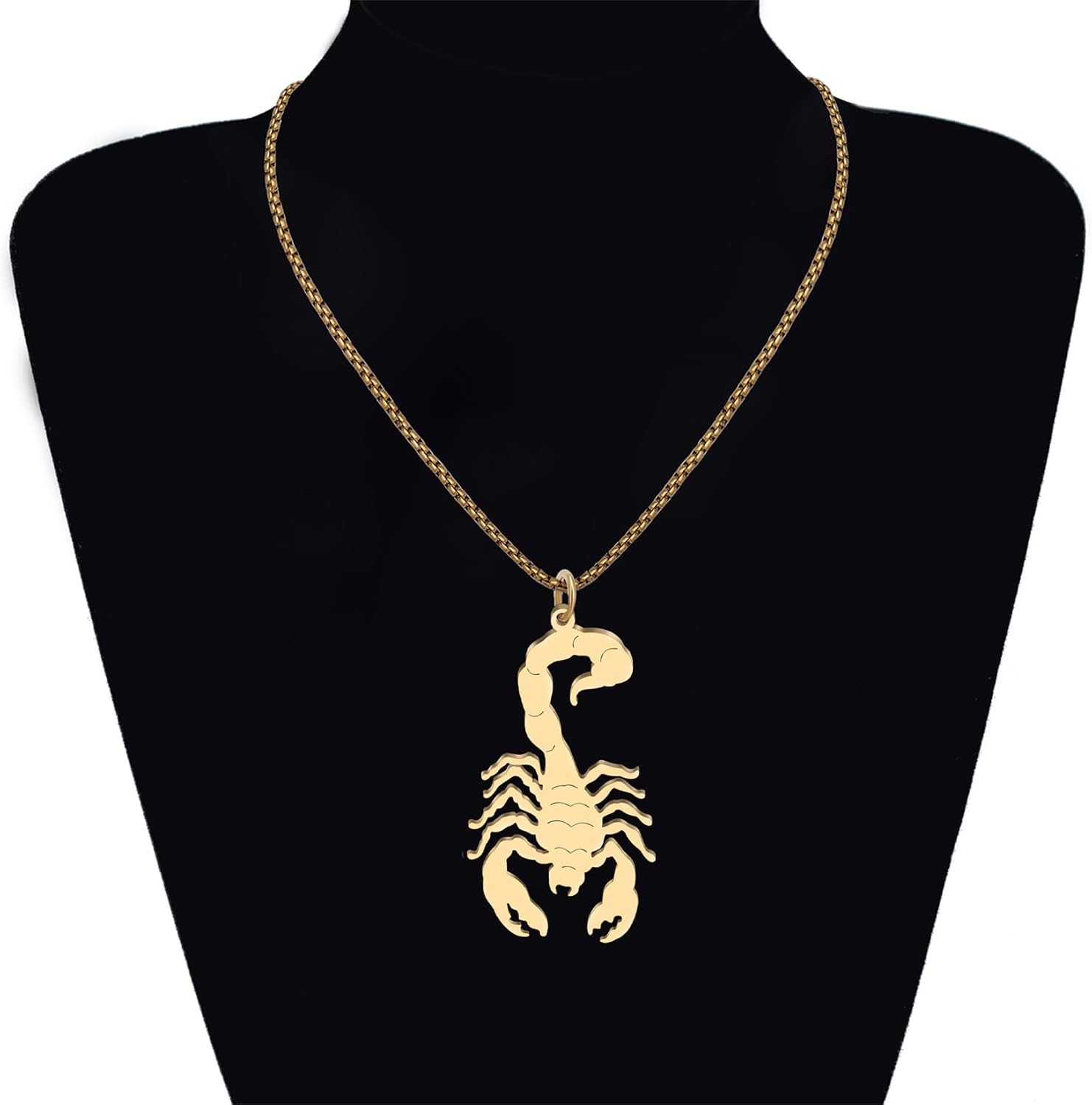 Stainless Steel Scorpion Necklace Scorpio Gifts for Women 18K Gold Plated Jewelry Bug Pendant Necklaces Astrology Gifts - Image 2