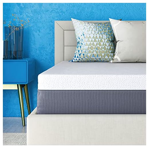 Classic Brands Cool Gel and Ventilated Memory Foam 12-Inch Mattress CertiPUR-US Certified, Full, White