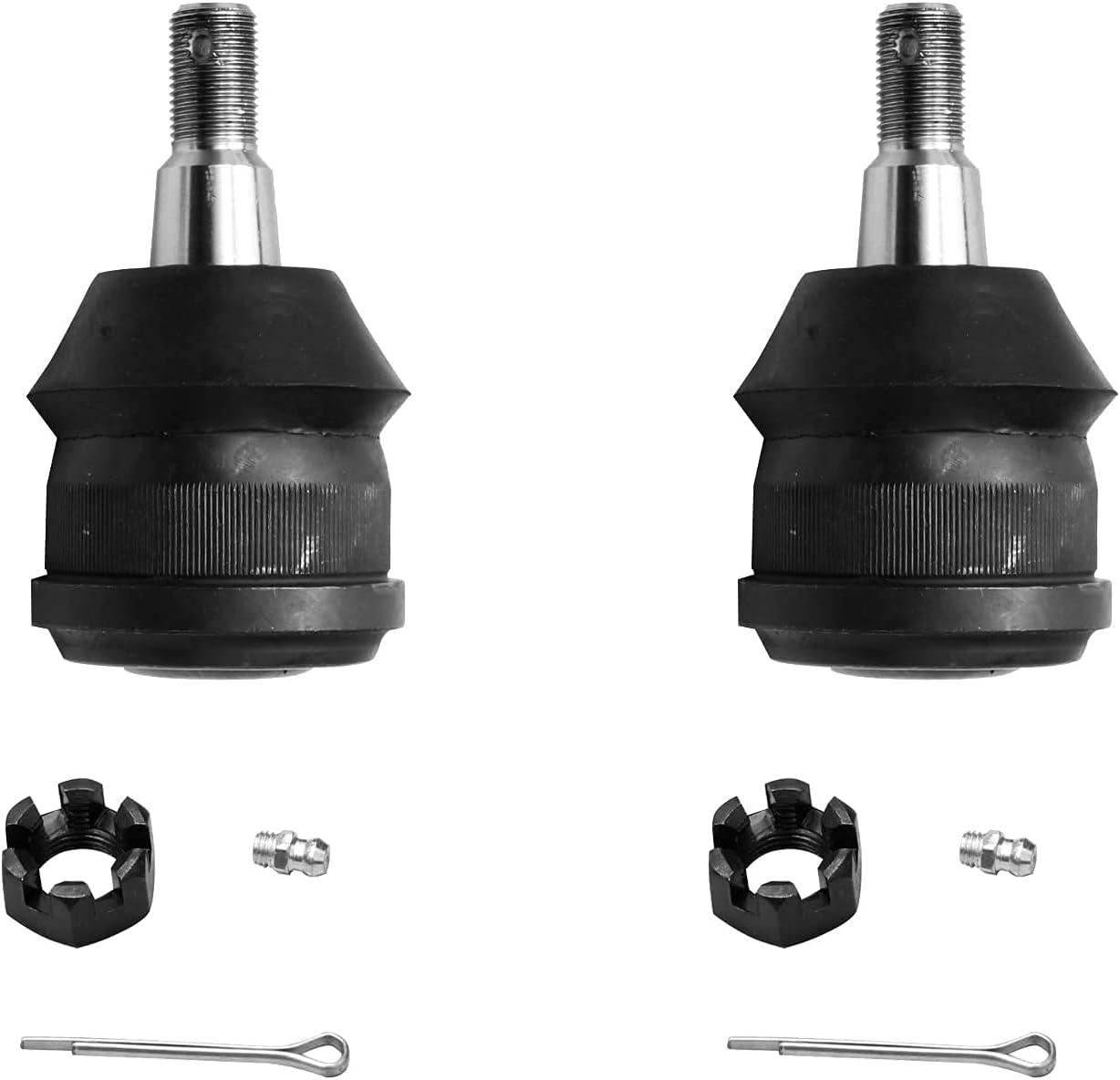 Detroit Axle - Front Upper & Lower Ball Joints + Sway Bar Links Replacement for 1996-2002 Chevrolet Express GMC Savana 1500 2500