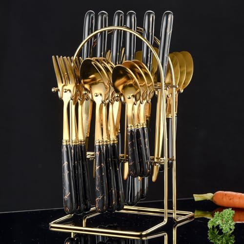 Set Cuchillos Cocina 24 Piezas Acero Inoxidable miniatura 4