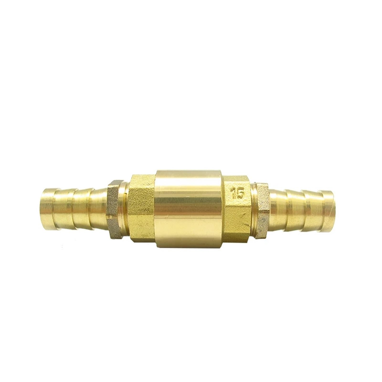 16mm Hose Brass Vertical Lift Spring Check Valve One Way Non-Return Valve for Water