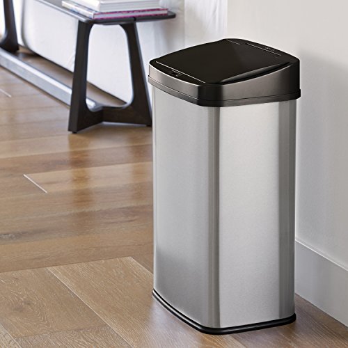 Ninestars TM50SKA003 Dzt-50-28 Automatic Touchless Motion Sensor Rectangular Trash Can thumb #7