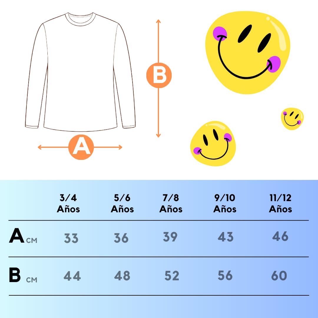 Camiseta Manga Larga Infantil 100% Algodón, 1 Unidad, Unisex, Cuello Redondo, Suave y Transpirable, Diseño Básico y Cómodo, Ideal para Uso Diario, Tallas 3-12 Años, Colores Variados — view 6