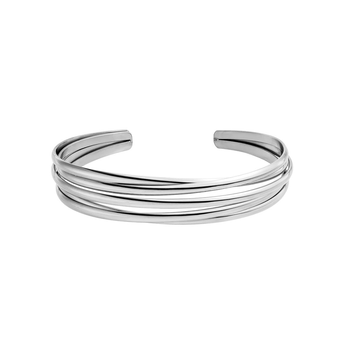 Purelei Elegance Bracciale da donna – Bracciale regolabile (65-70) in acciaio inox impermeabile – in oro e argento – Design senza tempo per donne alla moda – Braccialetto minimalista
