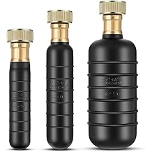 Drain Bladder Kit,3 PCS Drain Cleaning Bladders Fits 1 to 6 Drain Pipe, Unclogs Stubborn Blockages in Main Drain & Sewer