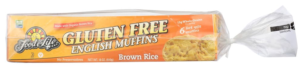 Food For Life Baking Organic English Muffin, 18 Ounce - 6 per case.