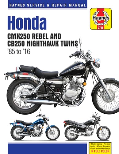 Manuel de réparation Haynes pour l'entretien moto Honda CB250