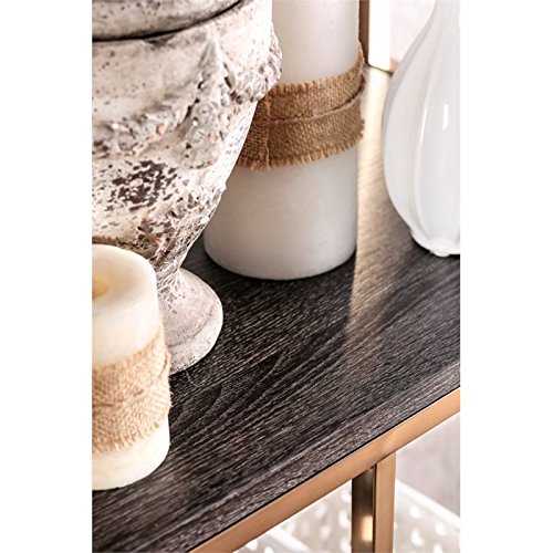 Furniture Of America Corley Contemporary 6 Shelf Bookcase, Champagne #TOP7