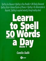 Learn to Spell 50 Words a Day 0072317965 Book Cover