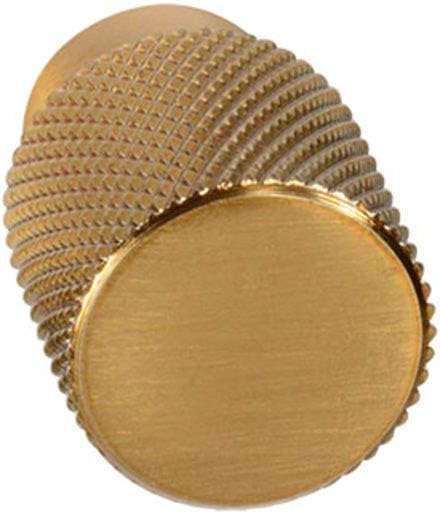 CKP Brand #8500 Knurled Steel Knob, Amber Gold - 10 Pack