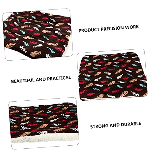 Mipcase 1Pc Almofada De Pelúcia Engrossada Filhote De De Inverno Ninho Prático Confortável Para Desc