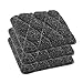 3-Pack Rectangle Cleaning Sponge, Two-sidedSided Kitchen Scrubber Pads, Additional Thick Versatile Washing Sponges for Dishes & Cookware, 4.53in x 3.94in, Black