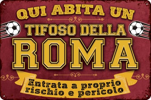 Formato: 30 x 20 cm Targa in metallo