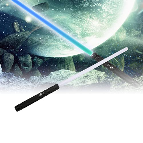 SUNGOOYUE Espada de luz Dueling, sabre de luz de 7 cores, conjunto de espadas claras com som sensíve