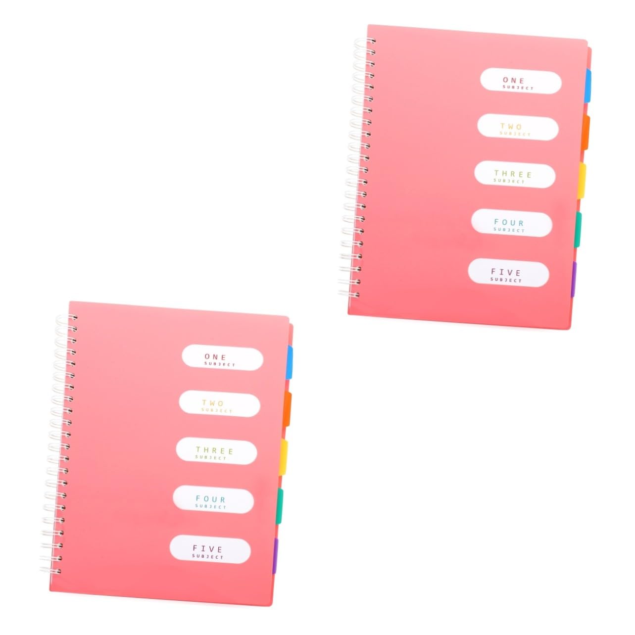 2 Stück Spiralblock Notizbuch Seiten Liniert Schreibheft Praktisches Notepad für Arbeit Büro Schüler Lehrer Organizer