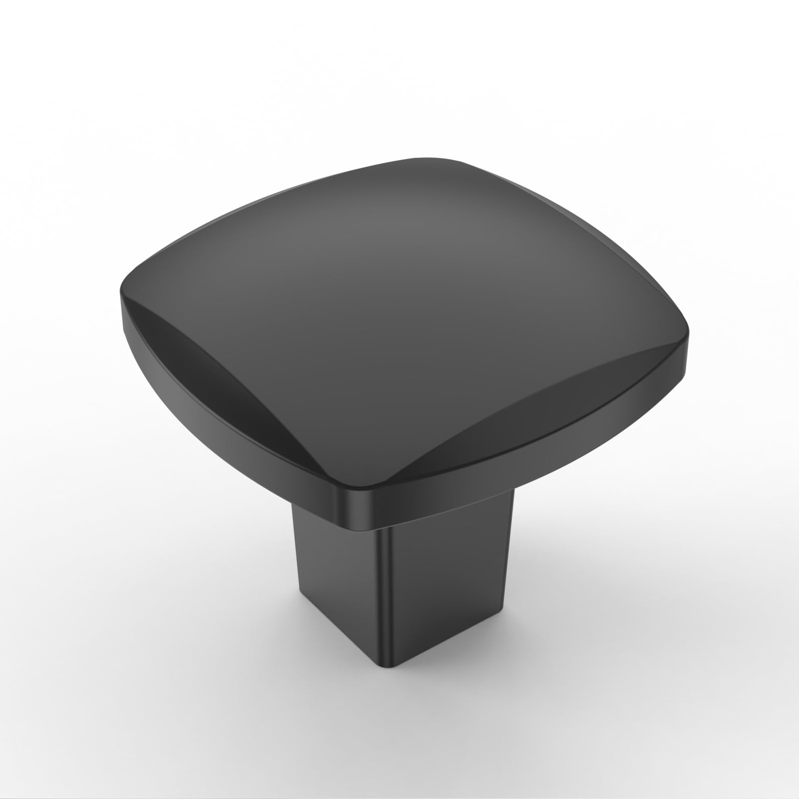 10 Pack Matte Black 1 Inch(29mm) Kitchen Cabinet Knobs Single Hole Dresser Knobs Cabinet Door Handles and Pulls Knobs for Cabinets and Drawers Kitchen Cabinet