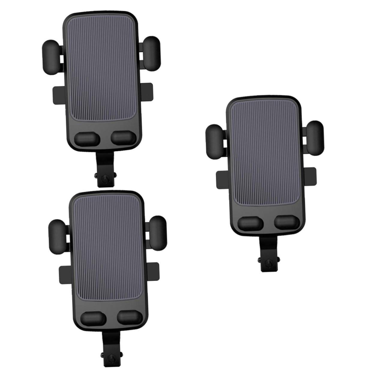 ULTECHNOVO 3 Pezzi Supporto Per Cellulare in Silicone Abs Supporto Girevole Per Smartphone Per Bici