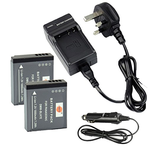 DMW-BLH7 batterie Panasonic Lumix GM1 DMC-GM1D chargeur de voyage