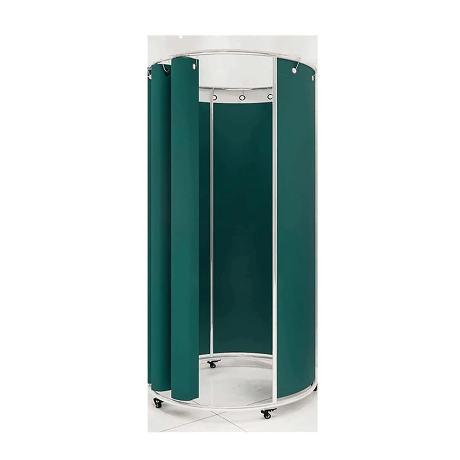 SIAMZYWV Changing Room Portable Changing Room Large Space with Metal Landing Track Strong Temporary Clothing Store Fashion Detached Fitting Room Privacy Space