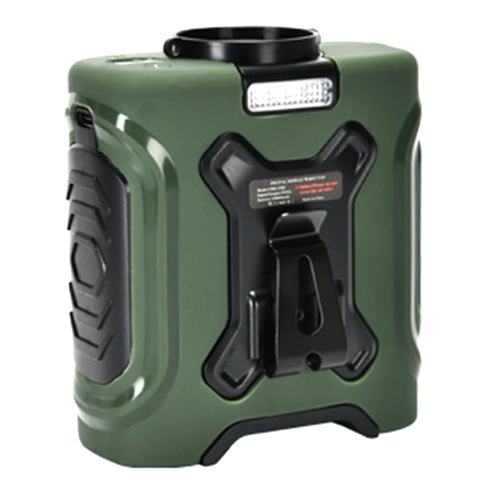 Ventilador de cintura portátil recargable de 10000 mAh ideal para camping y días al aire libre