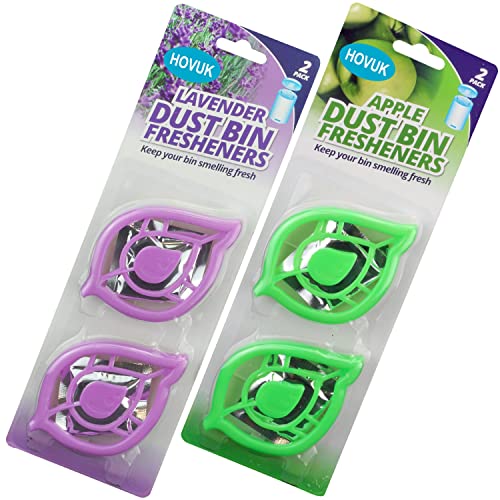 4 ambientadores para contenedores, eliminadores de olores, desodorante para cubo de basura, utilizable en espacios pequeños, bote de basura, cubo de p