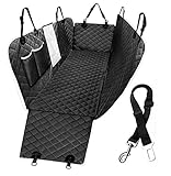 trounistro Hundedecke für Auto Rückbank, Hundedecke Autoschondecke Wasserfest Autoschondecke Kratzfest Rutschfester Rücksitz Sitzbezug für Haustier Auto (147 * 137CM / 58 * 54 Inch)