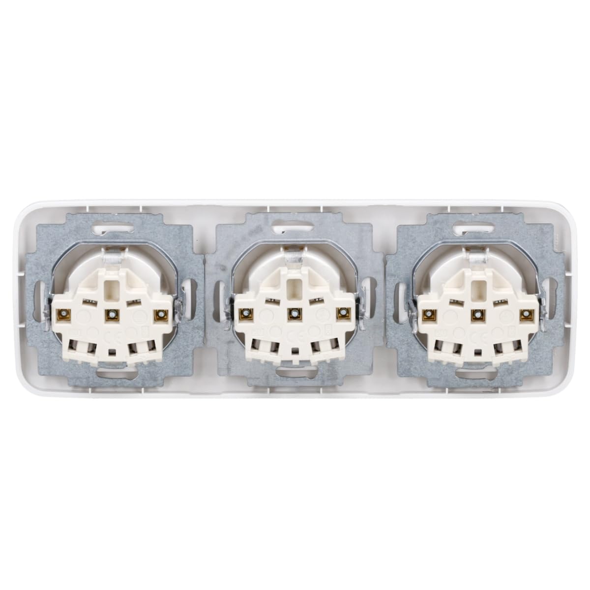 Busch-Jaeger Inserto Presa Con Contatto Di Protezione, Reflex SI Linear Bianco Alpino 20 EUK-214 - Foto 3