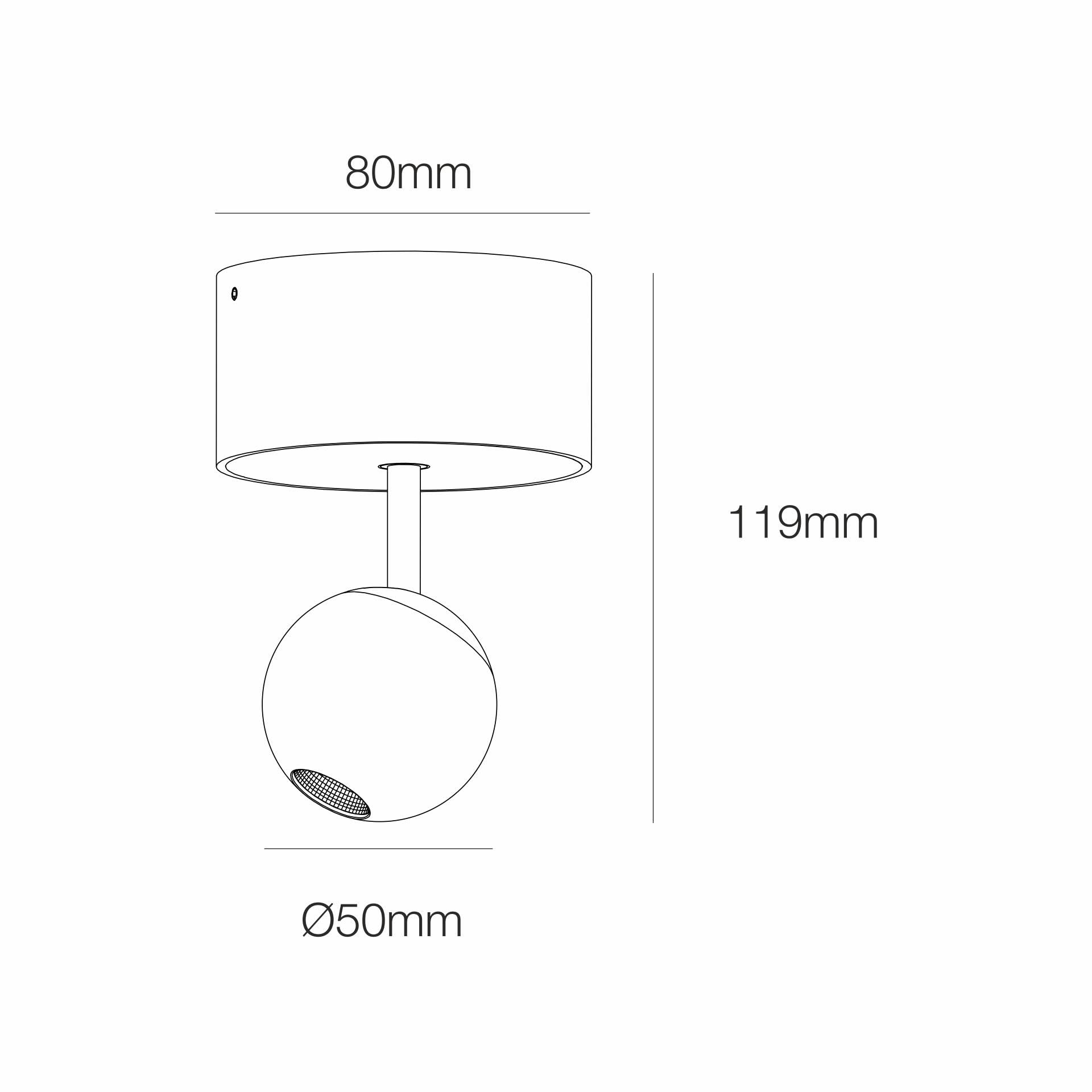 Lampa LED dekoracyjna powierzchnia 4,5wBeneito Faure BORA FLORON 4624 czarny 3000K