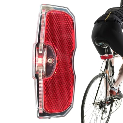 Vziguhk サイクリングリアラックリフレクター、サイクリングライトリフレクター,自転車リアラックリフレクター反射板 夜間走行用パーツ - 安全夜間サイクリング反射アクセサリー、反射板安全のための夜間走行部品