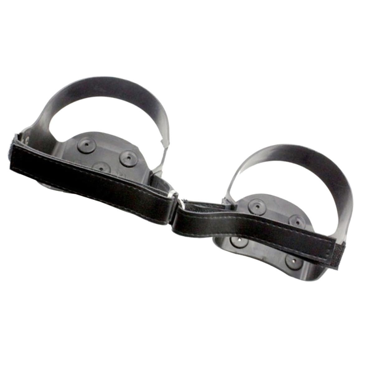 Ramponi Antiscivolo e Resistenti in Silicone 5 Denti da Ghiaccio per Scarpe da Trekking per Arrampicata e Camminate su Superfici Ghiacciate e Innevate