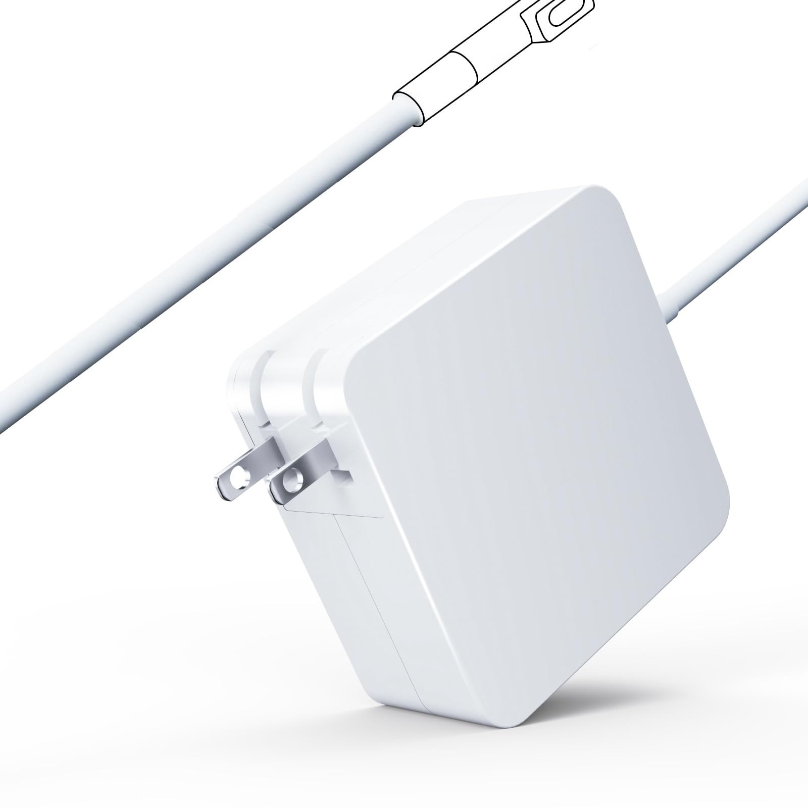 Style Connector MacBook Pro Charger, 85W L Tip Replacement