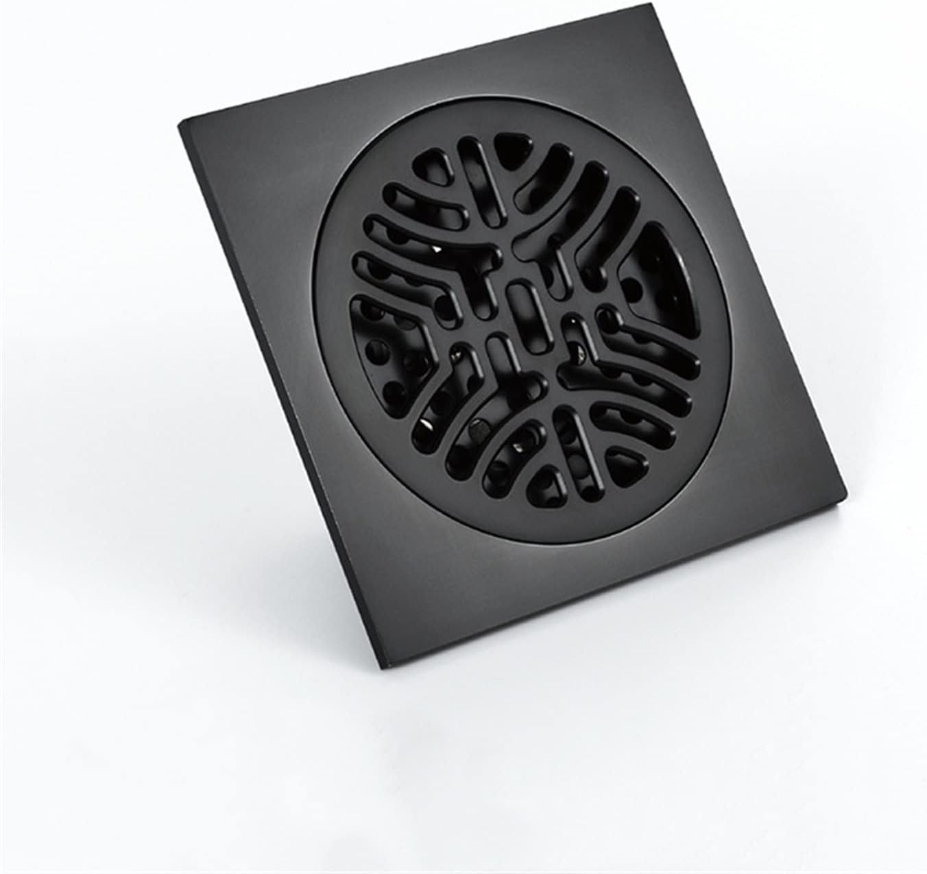 Drains Bathroom Sink Bathtub Accessories Brass Matte Black Square Style Floor Drainer Waste Bathroom Shower Drain