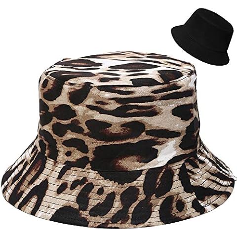 XYIYI Cheetah Reversible Bucket Hat for Women Cover