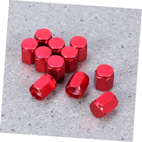10 tapones hexagonales de aleación para válvulas de llantas de bicicleta, fáciles de instalar, tapas contra el polvo, compatibles con bicicletas de montaña y carretera miniatura 4