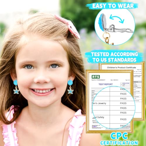 Kids' Adjustable Jewelry Set with Clip Earrings - $15.98 - Image 3