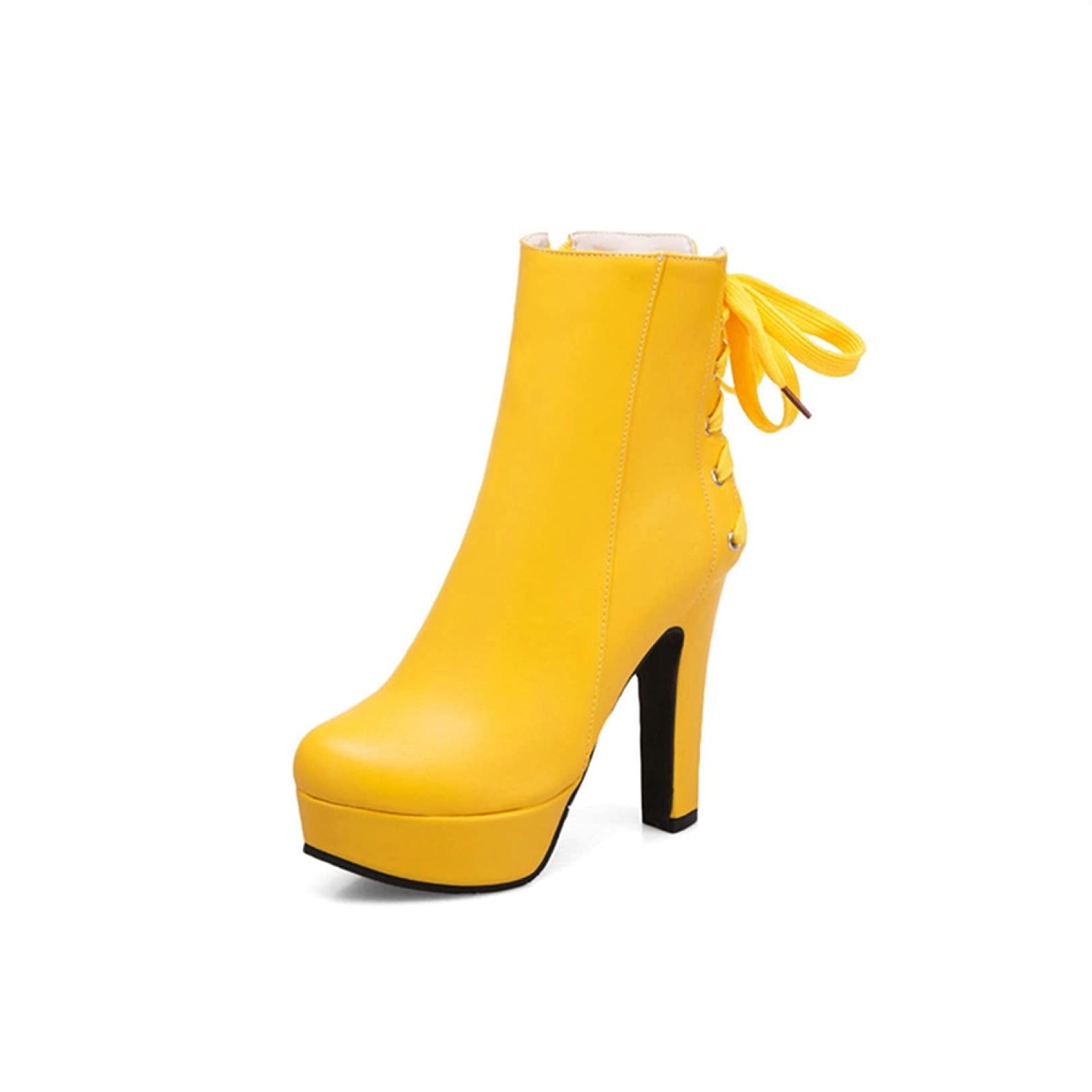 Amazon | [イグル] レディースブーツ ショートブーツ 太ヒール 厚底