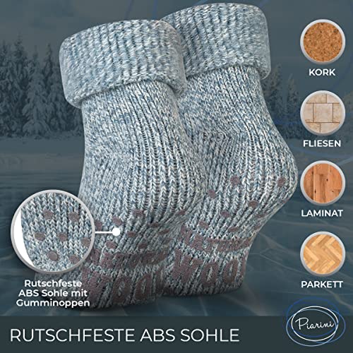 Piarini, calze antiscivolo di lana con