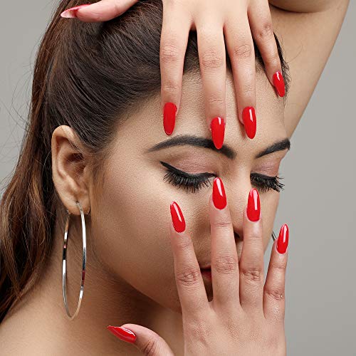 Image of Cherry Blast Professional Nail Polish | Long Lasting, Quick Dry, Chip Resistant, High Shine Nail Paint | Smooth & Easy Application, Vibrant Trendy Shades for Women & Girls Party Daily Use 15ml