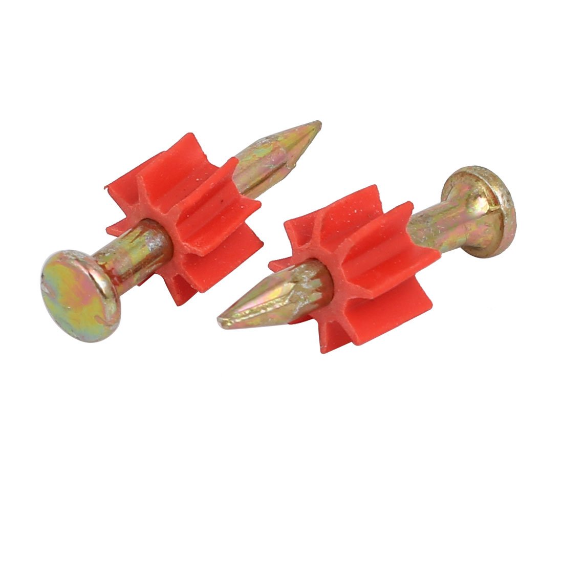 Aexit 25mm Long Fastener 3mm Shaft Carbon Steel Hammer Driver Fastener Cement Nail 80pcs Model:10as584qo401