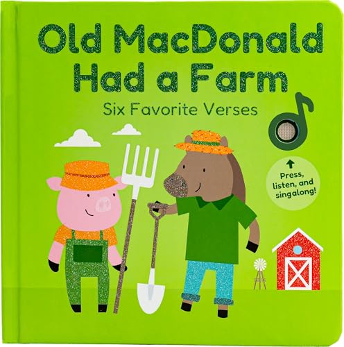 Cali's Books Old Macdonald Had a Farm | Interactive Books for 1 Year Old, Books for 2 Year Olds with Buttons on Every Page | Fun Farm Toy Book for Baby and Toddlers | Great Gift for Kids