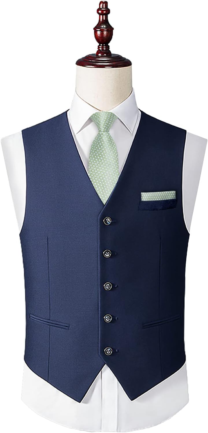 DiBanGu 2PCS Set for Father and Son Tie Silk Mens and Boys Adjustable Necktie & Pocket Square Cufflinks Kids Pre-tied Necktie