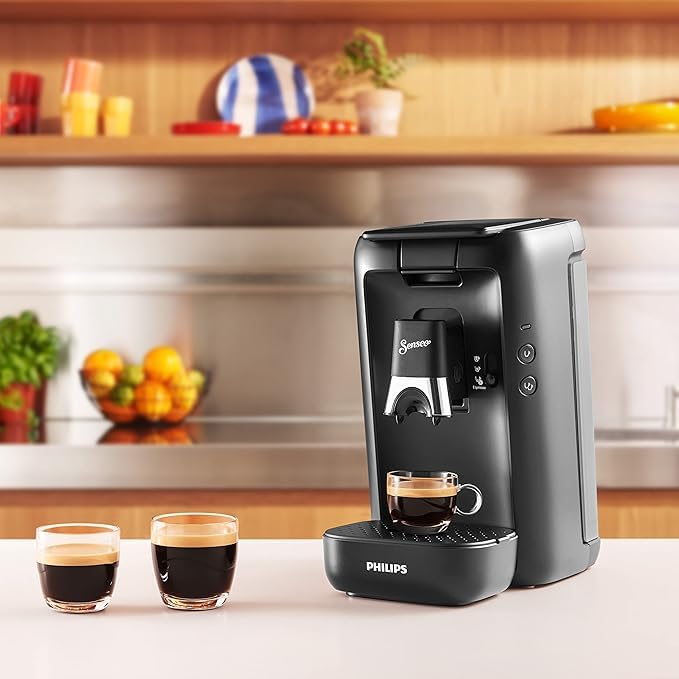 Miniatura 4 de PHILIPS Senseo Maestro Cafetera de cápsulas, Negra, 3 Especialidades